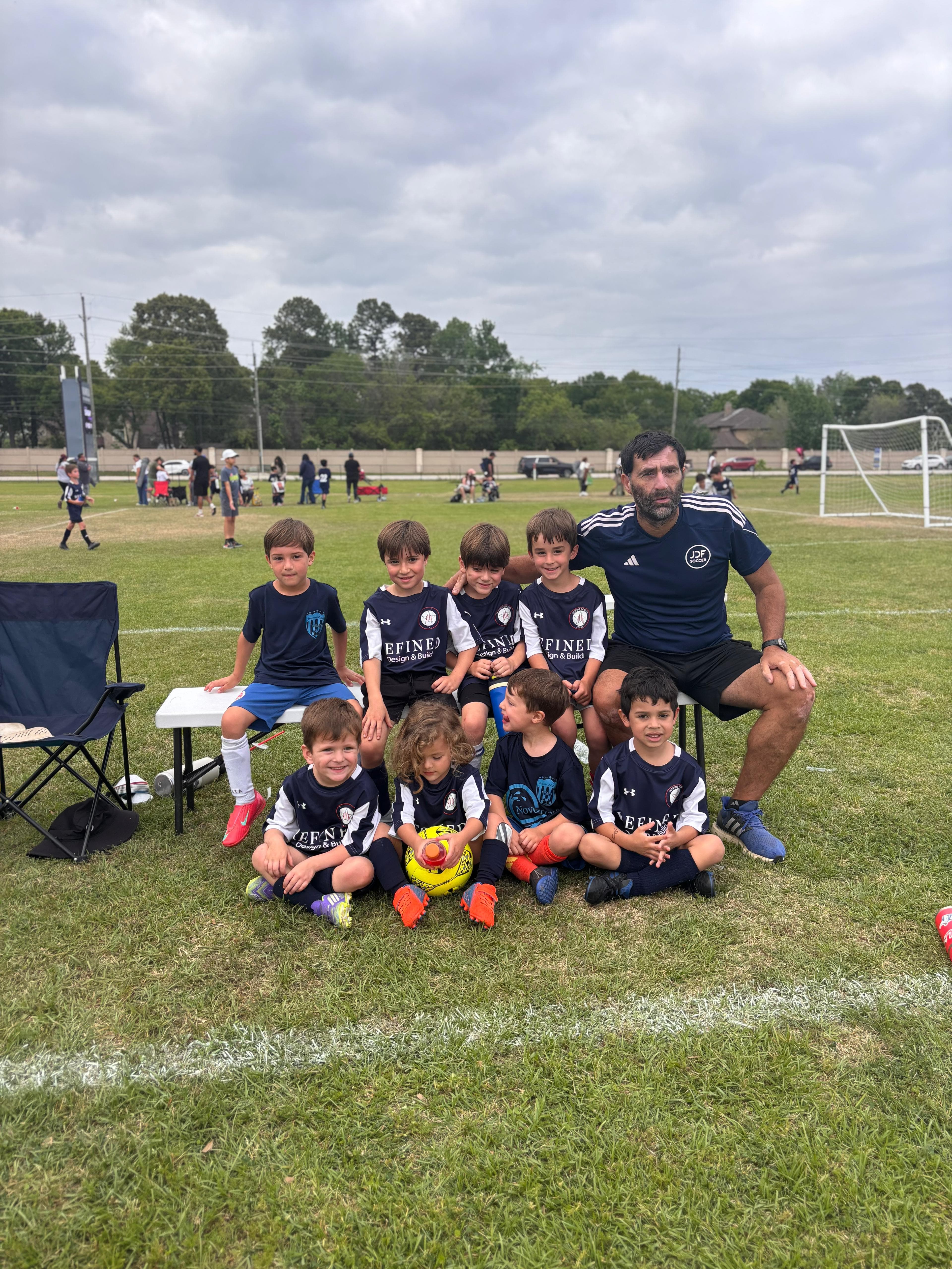 JDF Soccer team training
